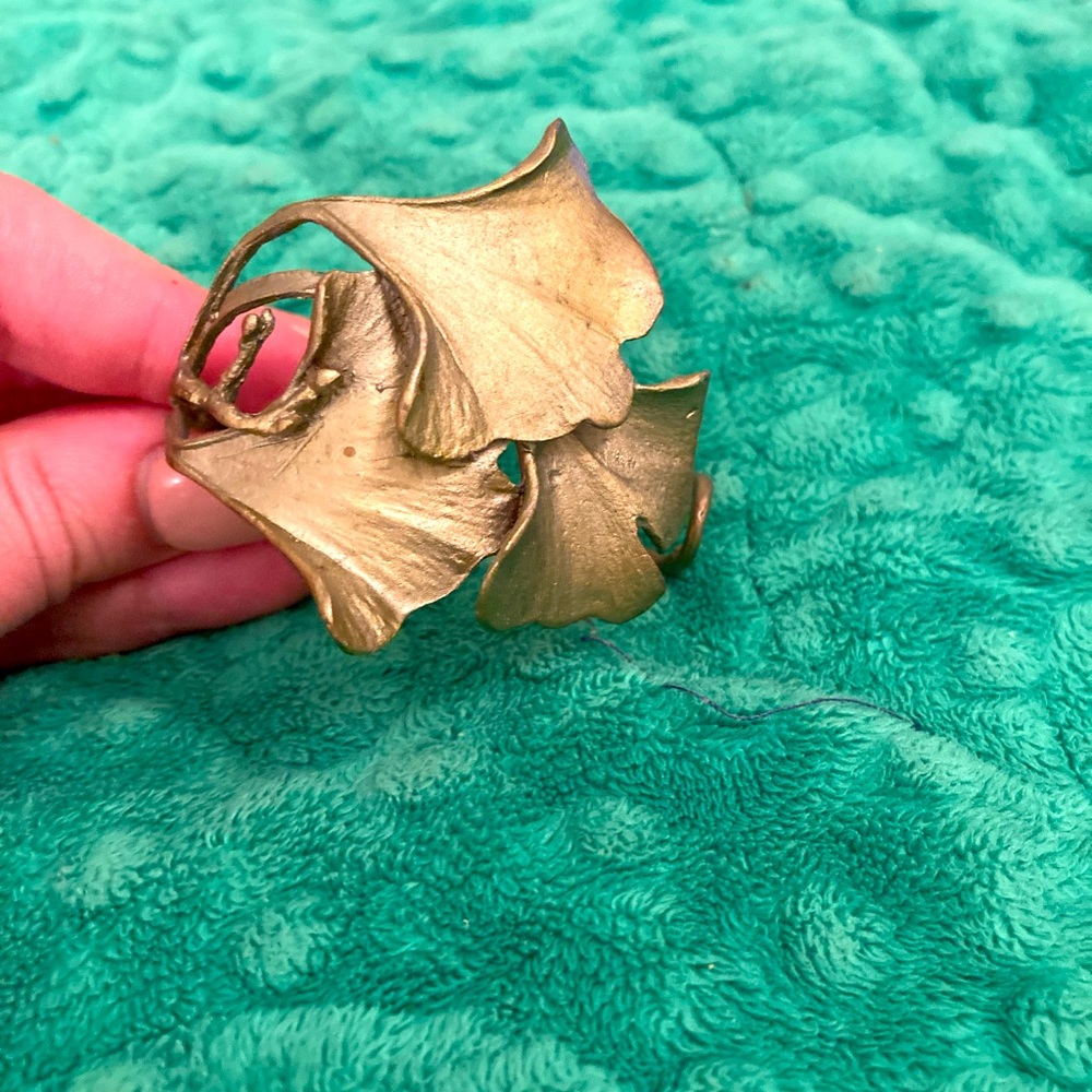 Leaves and twigs bracelet